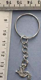 sleutelhanger vredes duif