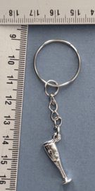 sleutelhanger wijnglas