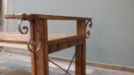 Eiken muurtafel