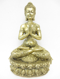 TIBETAN BUDDHA GOLD 35cm