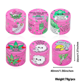 Metal Grinder "BAKED BUNNY" (⌀40 mm / 4-teilers)