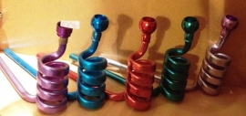 Aluminum Spiral Pipe 20cm various colors