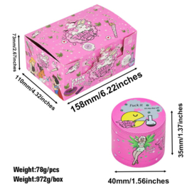 Metal Grinder "BAKED BUNNY" (⌀40 mm / 4-teilers)