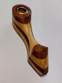 Hermosa pipa pequeña de madera para fumar 8 cm