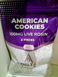 Live Rosin American Cookies CBD 150 mg THC 0,2% 2pcs