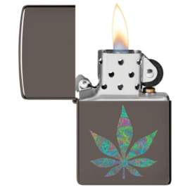 Zippo aansteker – Funky Cannabis Design