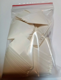 Pequenas vedações dobradas/envelopes 50st 65 mm x 65 mm