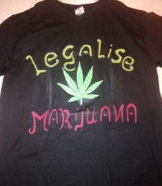 Légaliser le t-shirt de la marijuana, t-shirt imprimé