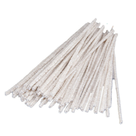 Display Cotton Pipe Cleaner White Elephant 100 st