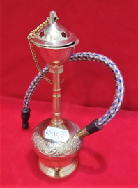 kleine Koperen Shisha met deksel 15cm