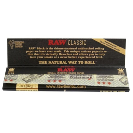 RAW 'BLACK' VLOEITJES KING SIZE SLIM