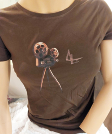 T-shirt Truedat con immagine della fotocamera a pellicola