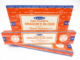 INCENSO SATYA NAG CHAMPA SANGUE DI DRAGO 15 GRAMMI