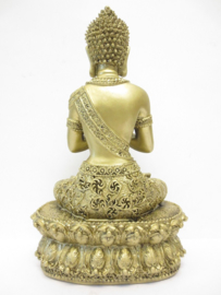 TIBETAN BUDDHA GOLD 35cm
