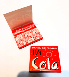 Papéis de cigarro com sabor de cola