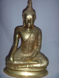 Immagine Buddha dorato massiccio 20 cm