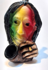 Pipe à marijuana Bob Marley 13 cm