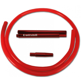 Tubo de silicona shisha rojo 1,95 mtr.