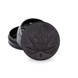 Grinder in metallo nero High As Fuck (⌀40 mm / 3 parti)