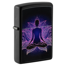 Zippo Lighter - Spiritual Design (Blacklight)