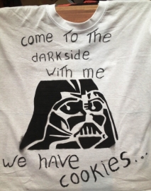 Darth Vader t-shirt, tryckt t-shirt
