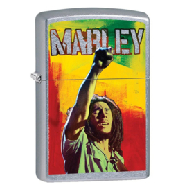 Zippo Lighter - Bob Marley Street Chrome