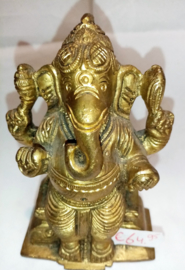 Messing Ganesha Boeddhabeeld 11cm