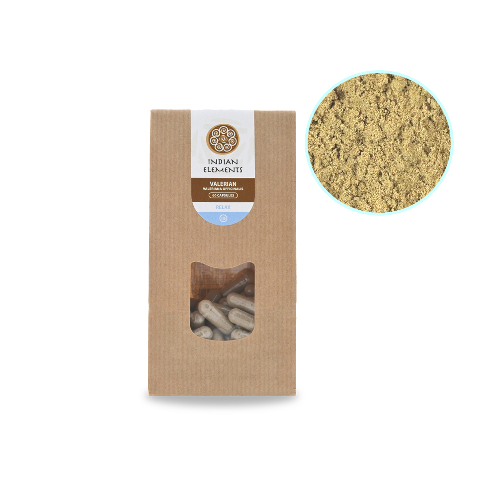 Valerian 60 capsulas pastilla sedante para el insomnio.