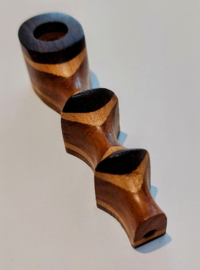 Piękna drewniana fajka wędzarnicza 8cm w 3 kolorach