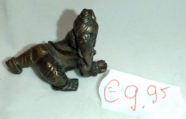 Messing Ganesha Boeddhabeeld 3.5cm