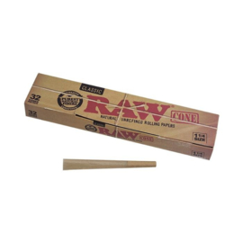 RAW Classic Prerolled CONE Basic 1¼ 32 pcs/Box