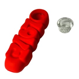 Love Silicone Pipe Red