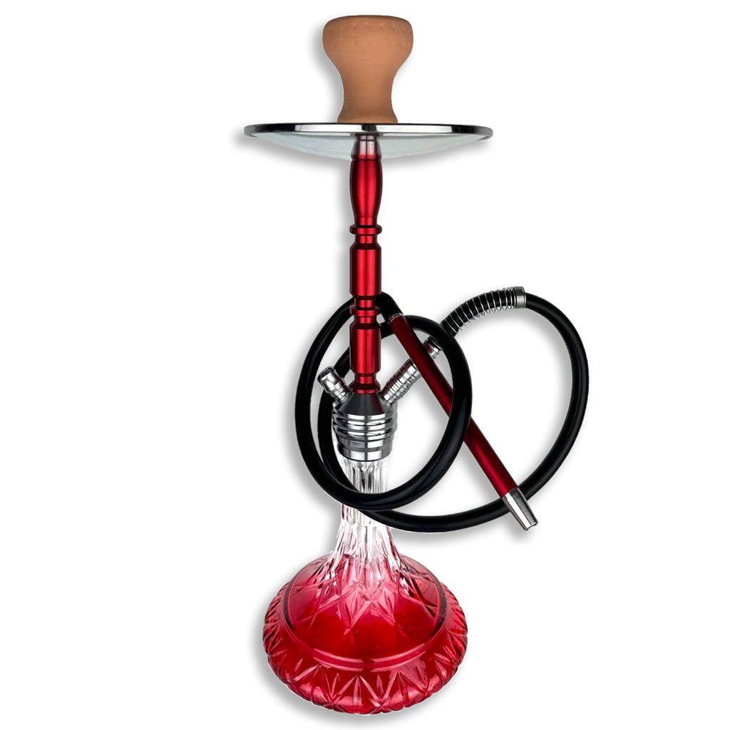 Vattenpipa Sienna 57cm Röd