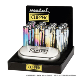 Zapalniczka metalowa CLIPPER - Micro Bright