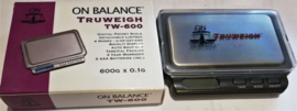 W16 Báscula digital TRUWEIGH, balance 600-0.1 gramos