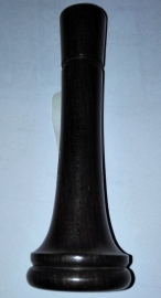 Wunderschönes kleines schwarzes Räucher-Chillum aus Holz, 9 cm