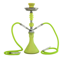 Sahbi Shisha Fluor geel 48 cm 2 buizen