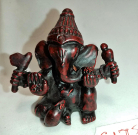 Massief Houten Ganesha Boedha Beeld 4.5cm