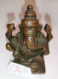 Messing Ganesha Boeddhabeeld  7cm