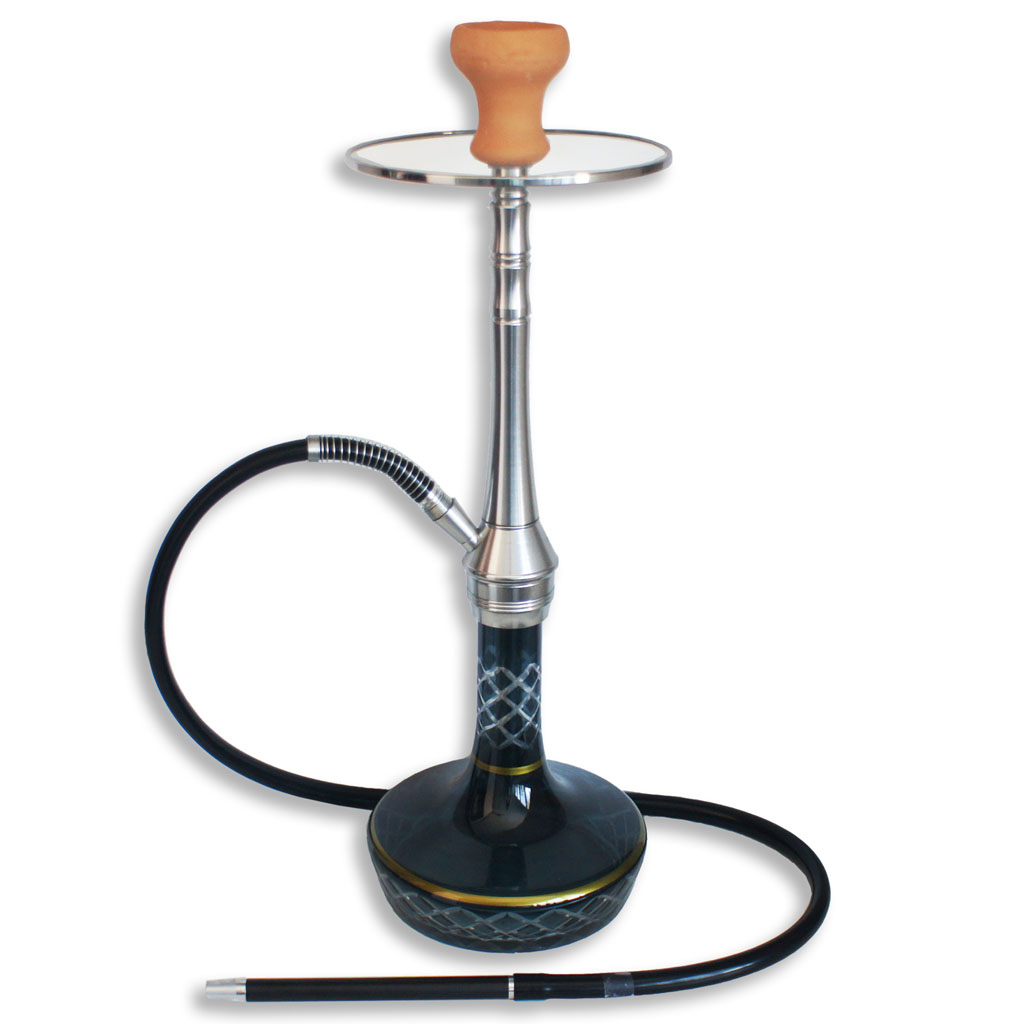 Vattenpipa Axxos 60cm Silver/svart