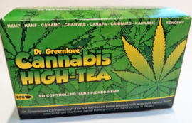 Boîte de thé au cannabis