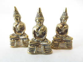 Buddha in meditazione bronzo 3 cm