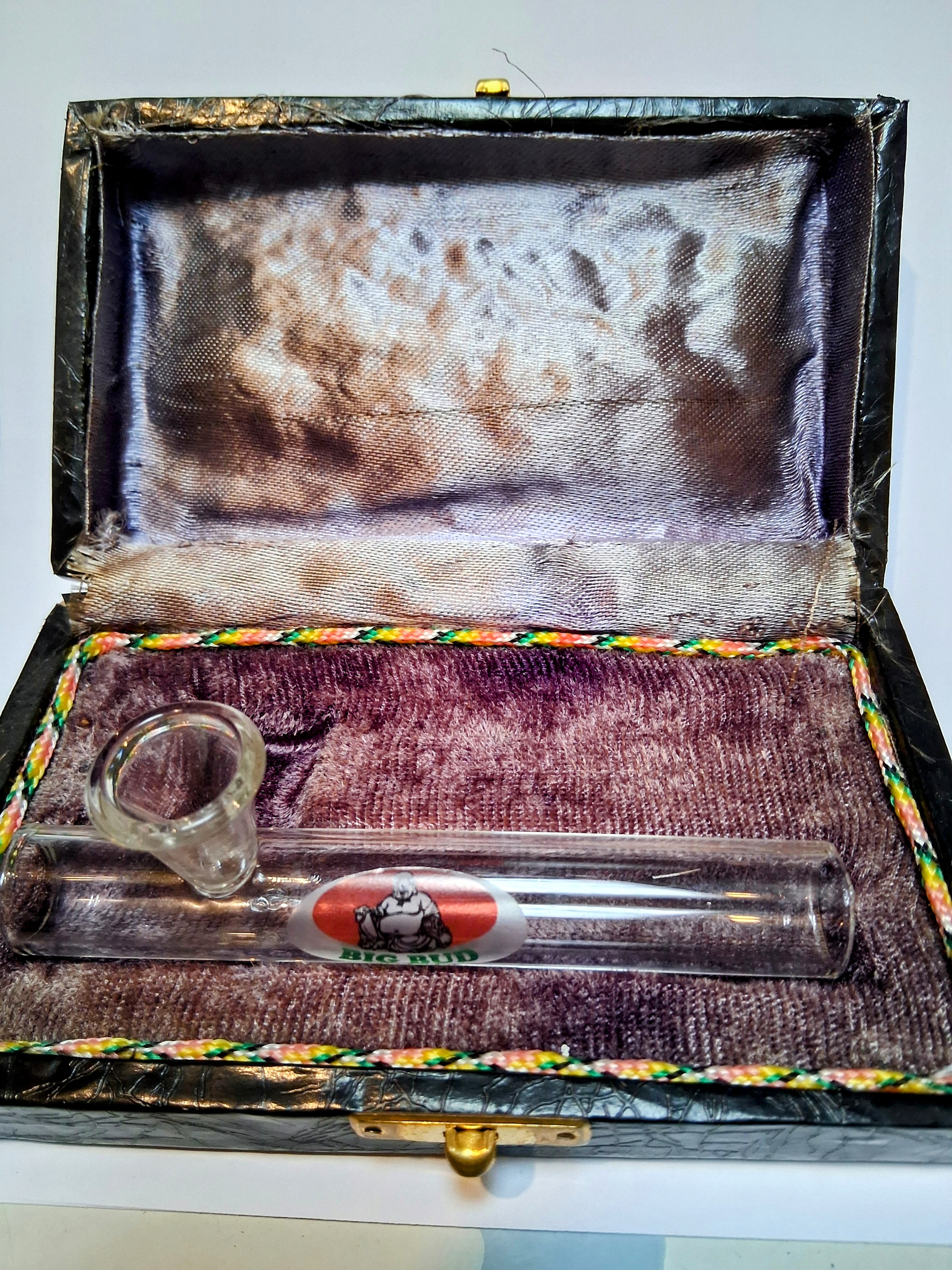 Glasraucher-Cillum-Pfeife 11 cm in Box