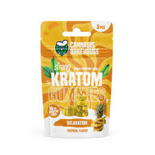 Bonbons gélifiés au kratom – Relaxation tropicale (5 pièces)