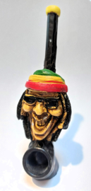 Bob Marley Pipa Mariuana 13 cm