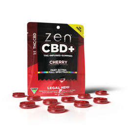 Körsbär 200 mg THC~CBD gummier
