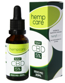 Hemp Care CBD Oil Raw 5% - 30ml Full Spectrum