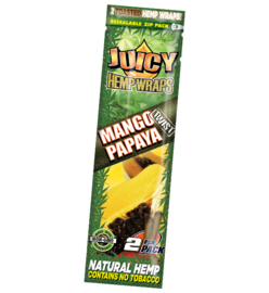 Juicy Jay’s Hempwraps Manic Mango 2stuks
