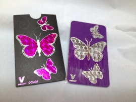 cr 114 carte de crédit meuleuse papillon violet