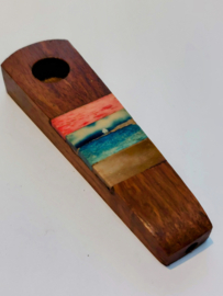 Wooden Pipe Zoned Out 8 cm